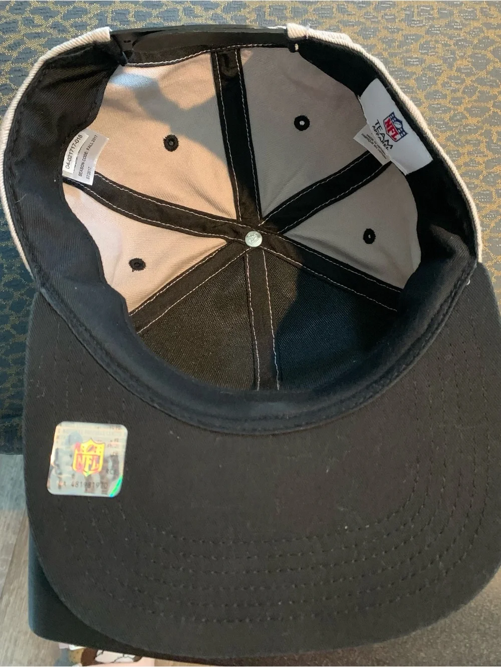 NFL Seahawks Gray Blue Youth cap/hat with Official NFL Hologram